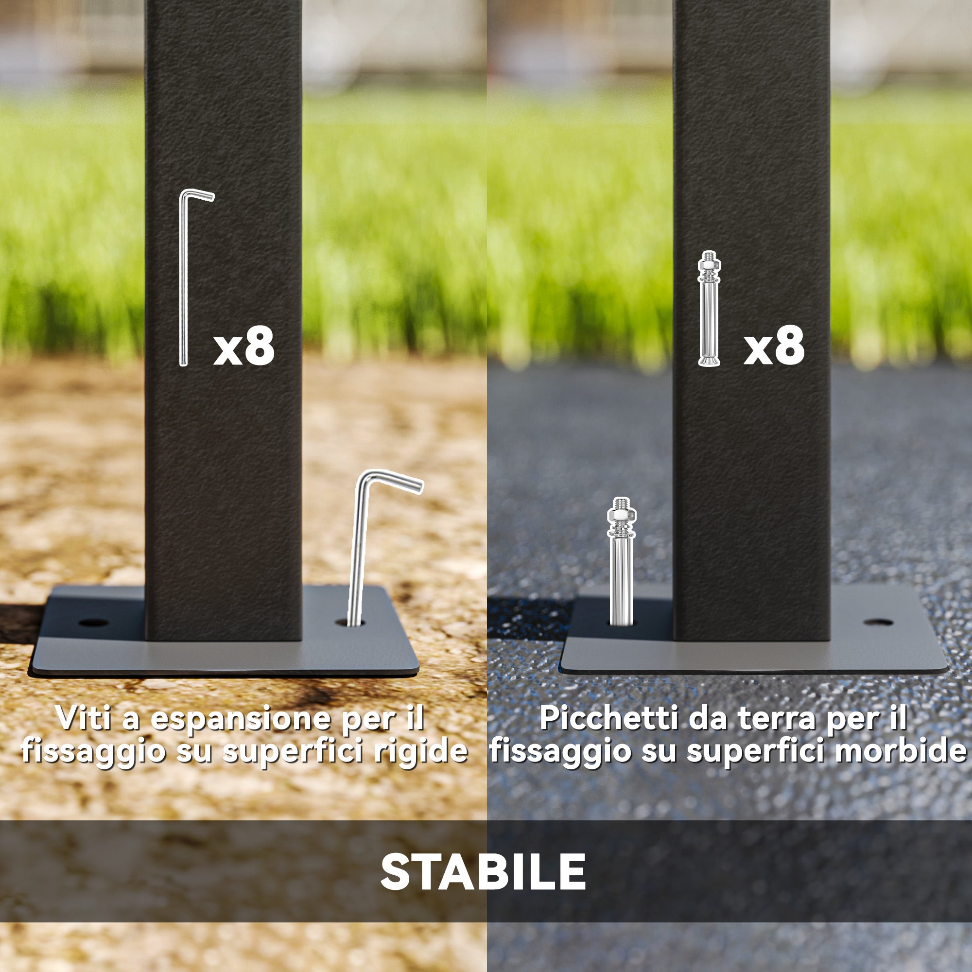 Extendable Garden Gazebo with Wheels and UPF30+ Polyester Cover, 3x3 m/3x5.6 m, Grey