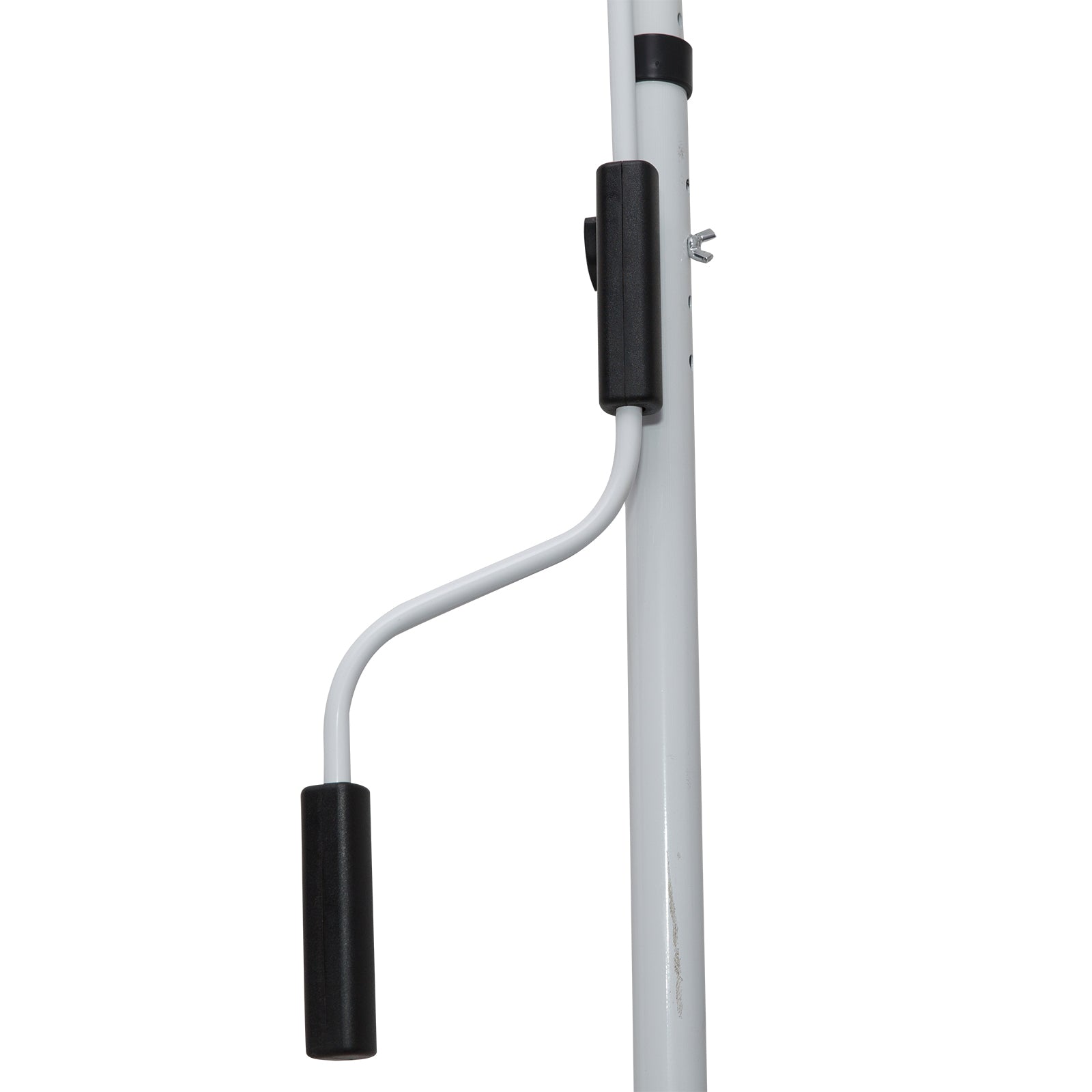 Outsunny 2x1.5m Outdoor Roller Awning with Crank, Adjustable Height and Angle, White and Green