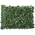 Outsunny Rollable and Waterproof Artificial Hedge, in Silk and PE, 300x100 cm, Dark Green