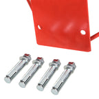 Wall-Mounted Iron Basketball Hoop with Nylon Net for Indoor and Outdoor Use, Φ46cm