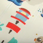 Animal-Themed Children's Rug for 0-6 Years Old with Waterproof Surface in Multi-Color XPE, 196x176x1.5 cm