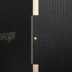 3-Height Plyometric Jump Box in Non-Slip Wood, 76-61-51cm, Black