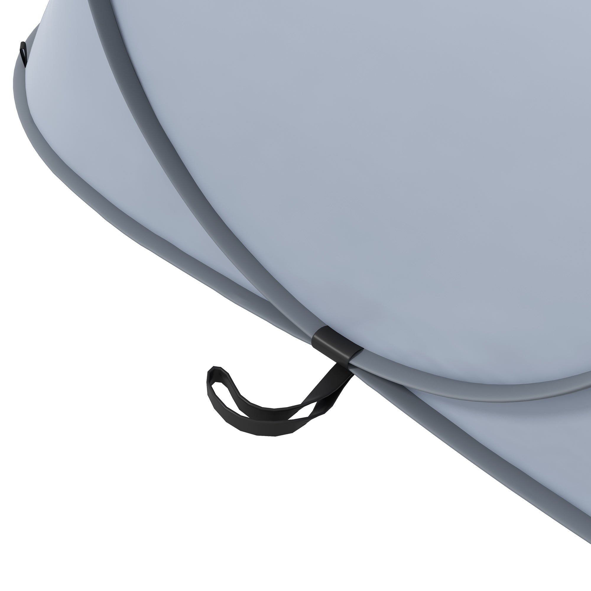 Waterproof Pop Up Camping Tent with Accessories and Transport Bag, 245x148x105 cm, Grey