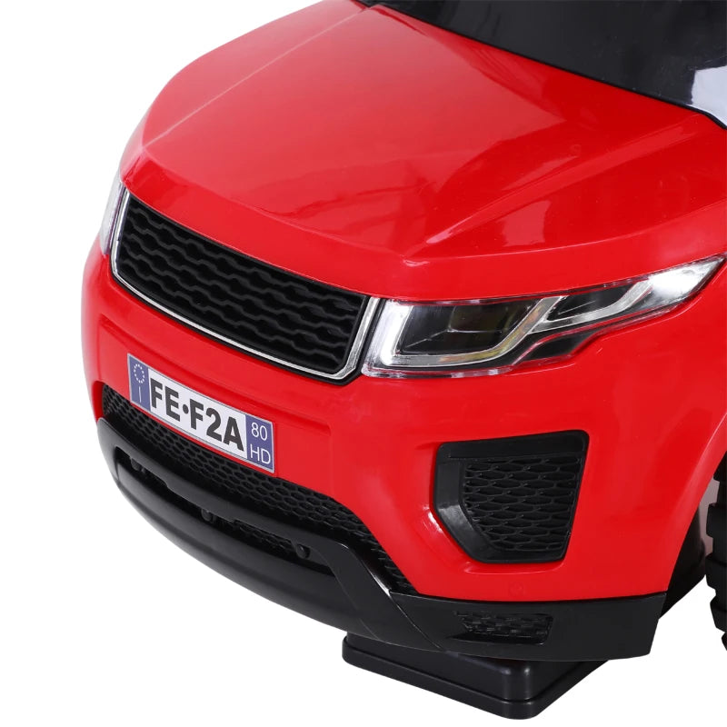 Ride-On Toy Car for Children 12-36 Months, Push Car with Storage Compartment and Backrest, Red