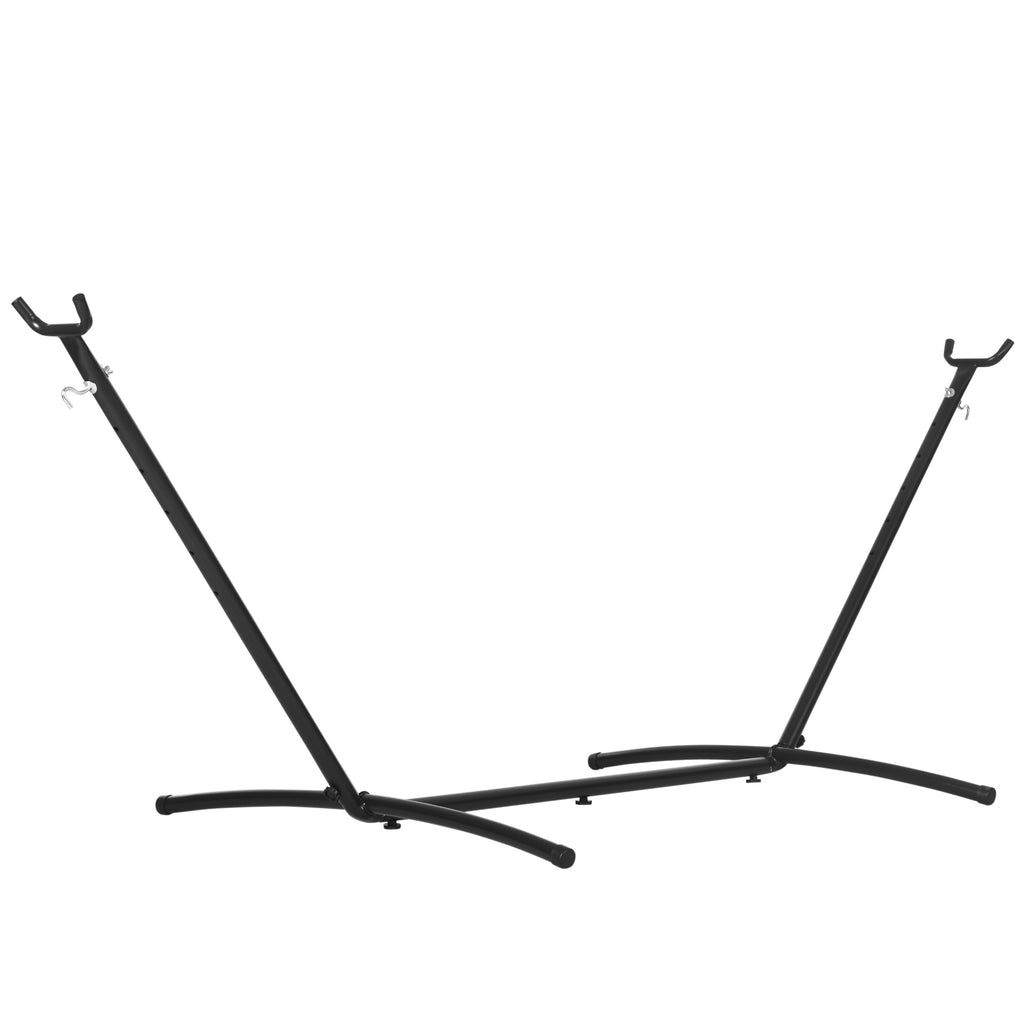 Adjustable Hammock Support Frame Max. 120kg 280x120x110cm Black