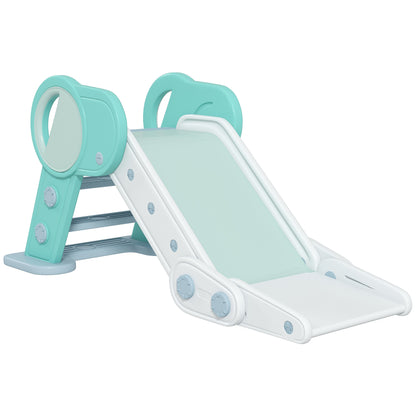 AIYAPLAY Foldable Plastic Slide for Children Ages 18 Months-3 Years, 102x53x53cm, Green