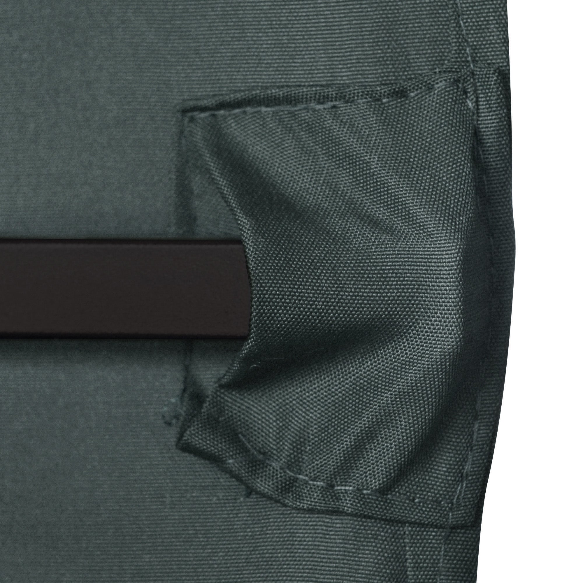 Replacement Roof for Gazebo 3x3 m in Gray Polyester with 8 Ventilation Holes