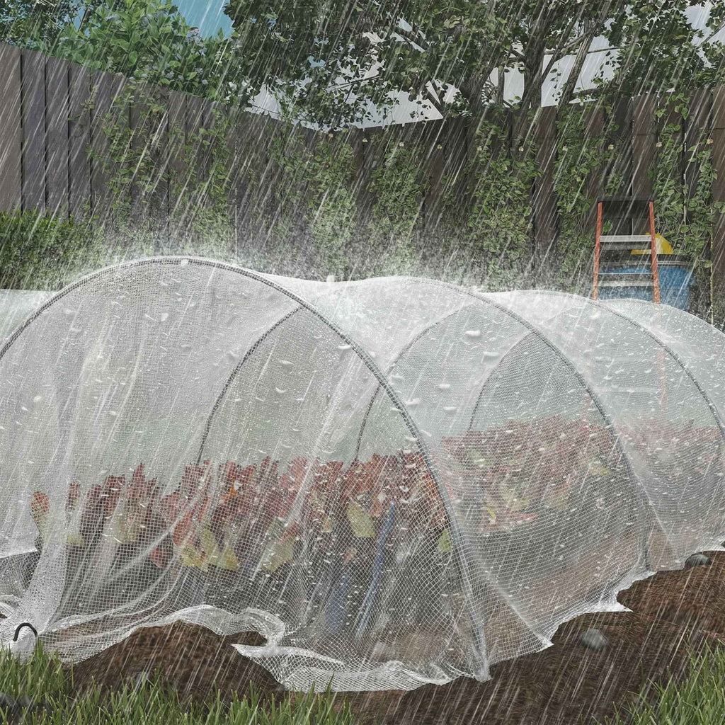 Outsunny 3x5m Waterproof Tarpaulin, Heavy Duty 140GSM PE, Tear Resistant