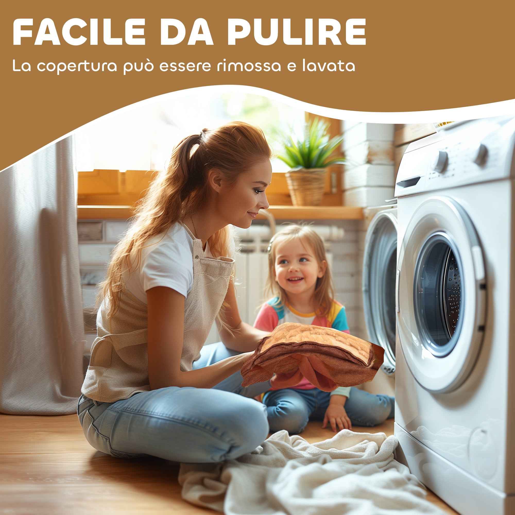 AIYAPLAY Electric Horse for Children with Pedals, Wheels and Sounds, Plush and Metal, 74x34x51 cm, Brown