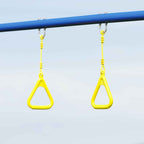 3-in-1 Garden Swing for Children 3-8 Years, Made of Steel and PE, 285x160x181 cm, Multicolored