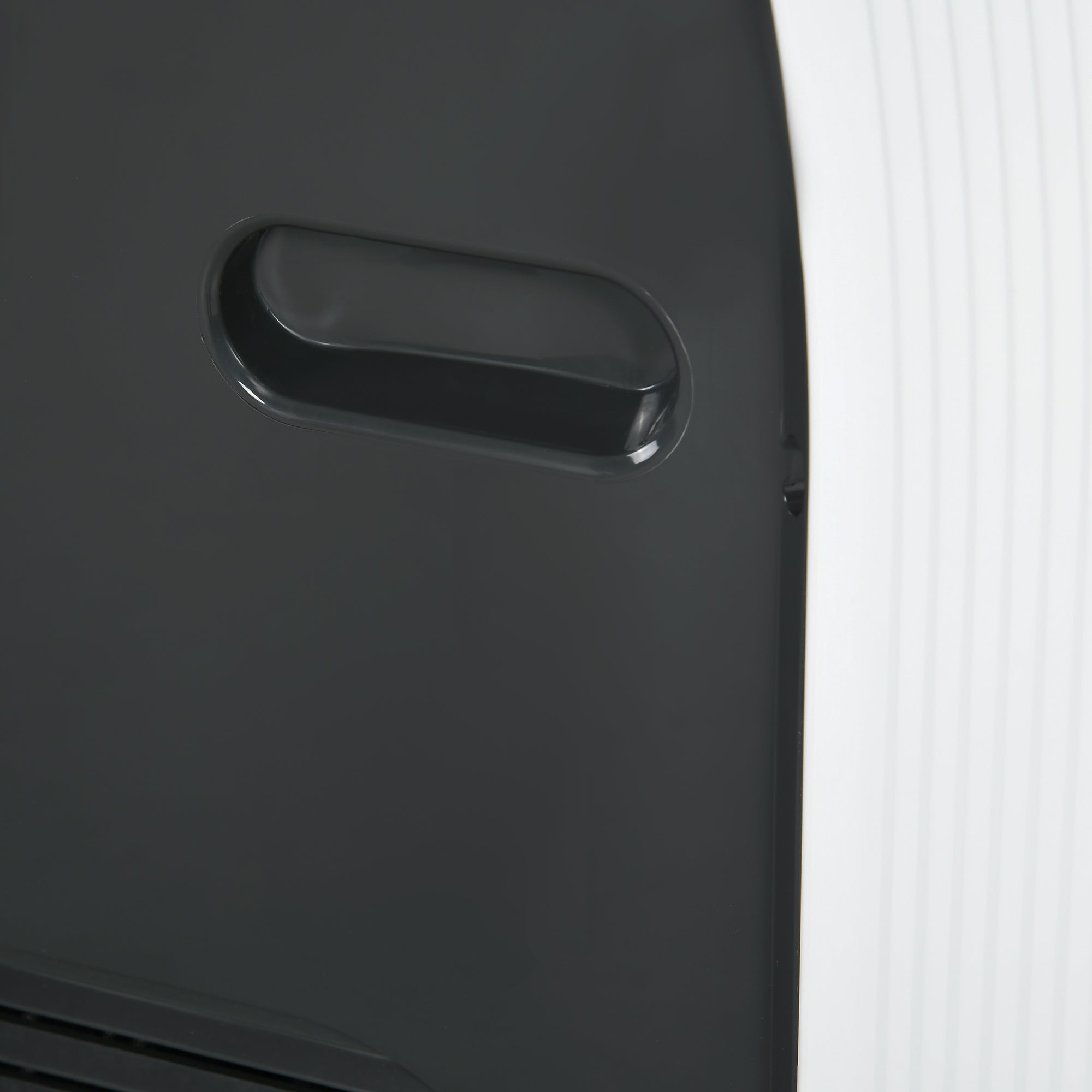 Portable Air Conditioner with Timer, 3 Modes and 3 Speeds, in ABS Plastic, 44.3x34x81.5 cm, White - Borgè