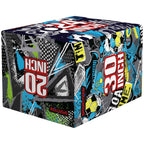 SPORTNOW Plyo Box 3 Heights Non-Slip Jumping Box for Home and Gym, 76x61x51cm, Multicolor