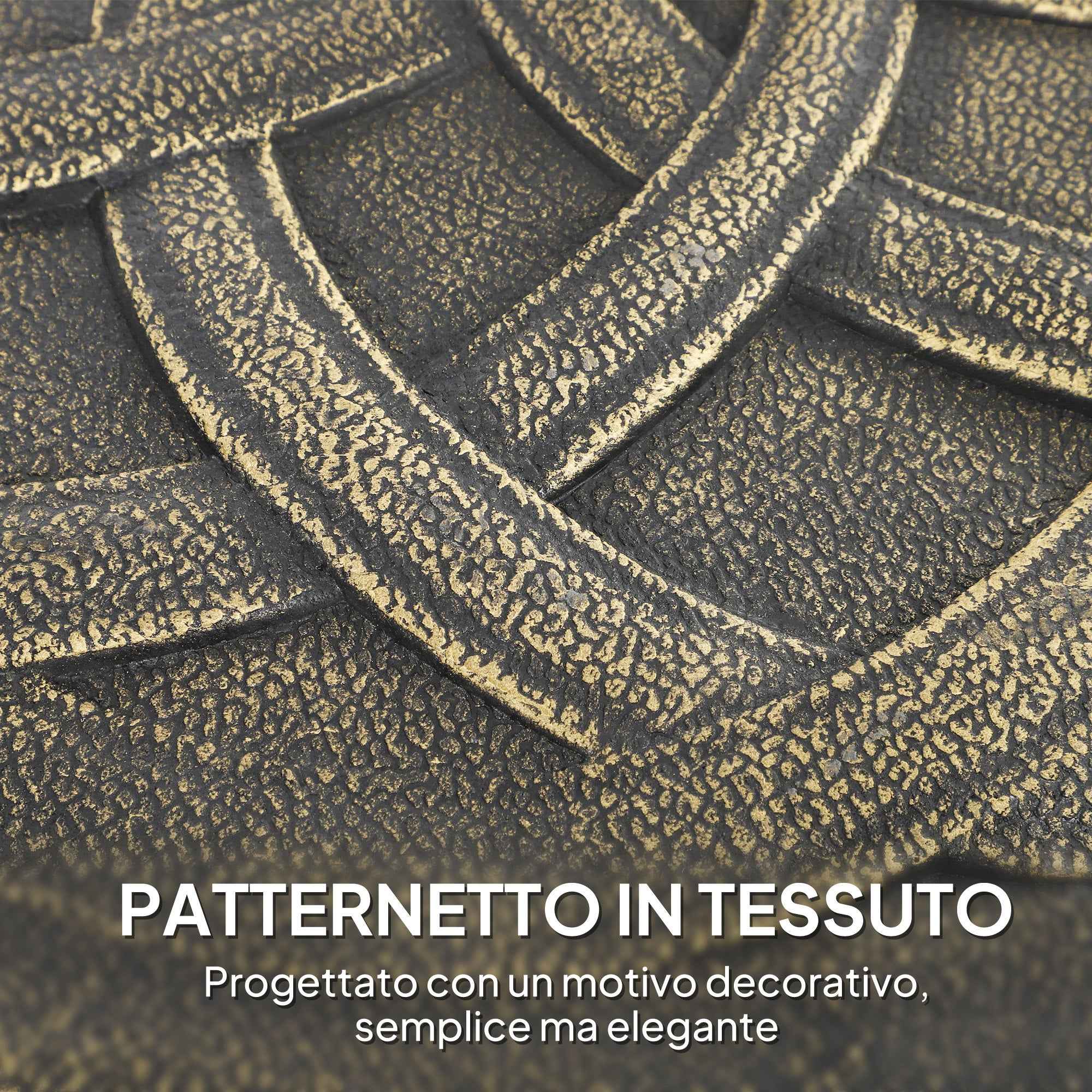 Outsunny 20kg Round Resin Umbrella Base with Wheels and Brakes, Bronze