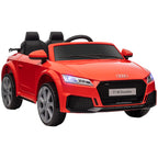 Electric Car for Children 3-5 Years Licensed AUDI TT with Remote Control and LED Headlights, 102x60x44 cm, Red