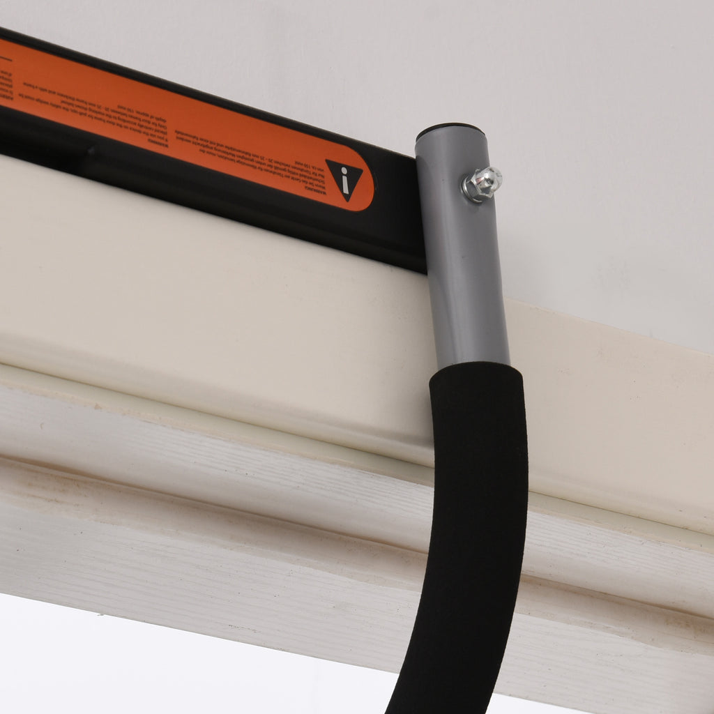 Door-Mounted Pull-Up Bar, Screw-Free Installation and Steel Tube Frame, Max. Weight: 110 kg