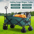 Outsunny Garden Trolley Max 70kg with telescopic handle, metal and Oxford fabric, 108x55 cm, green - Borgè