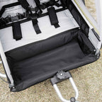 HOMCOM 2-in-1 Kids Bike Trailer and Stroller with Belt, Pockets and Flag, Green