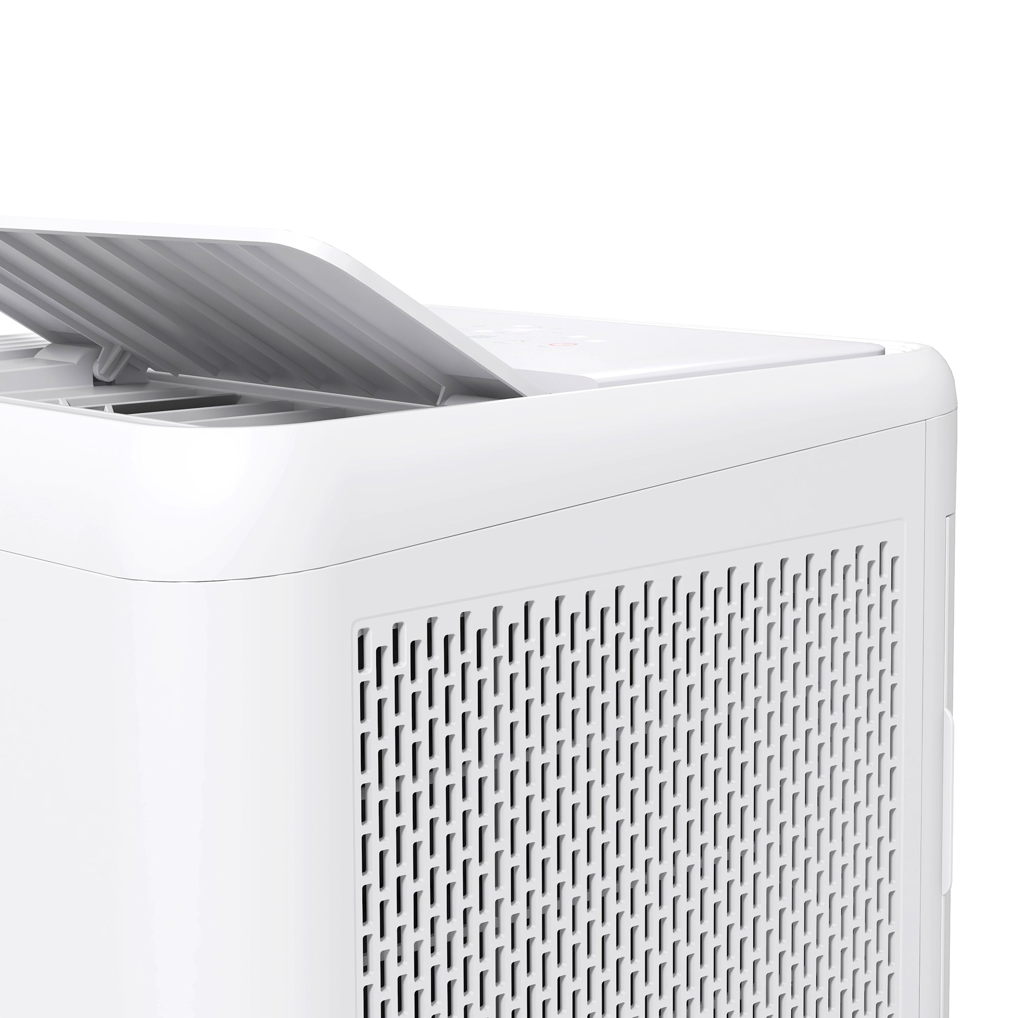 HOMCOM Portable Air Conditioner 1250W with 5 Modes and 24h Timer, 35.5x35x70 cm, White - Borgè