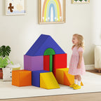Soft Construction Set for Kids 1-3 Years Old with 11 Shapes, PU and EPE, Various Colors