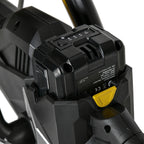 Battery-Powered Electric Hedge Trimmer with 180° Adjustable Ergonomic Handle and 52cm Blade