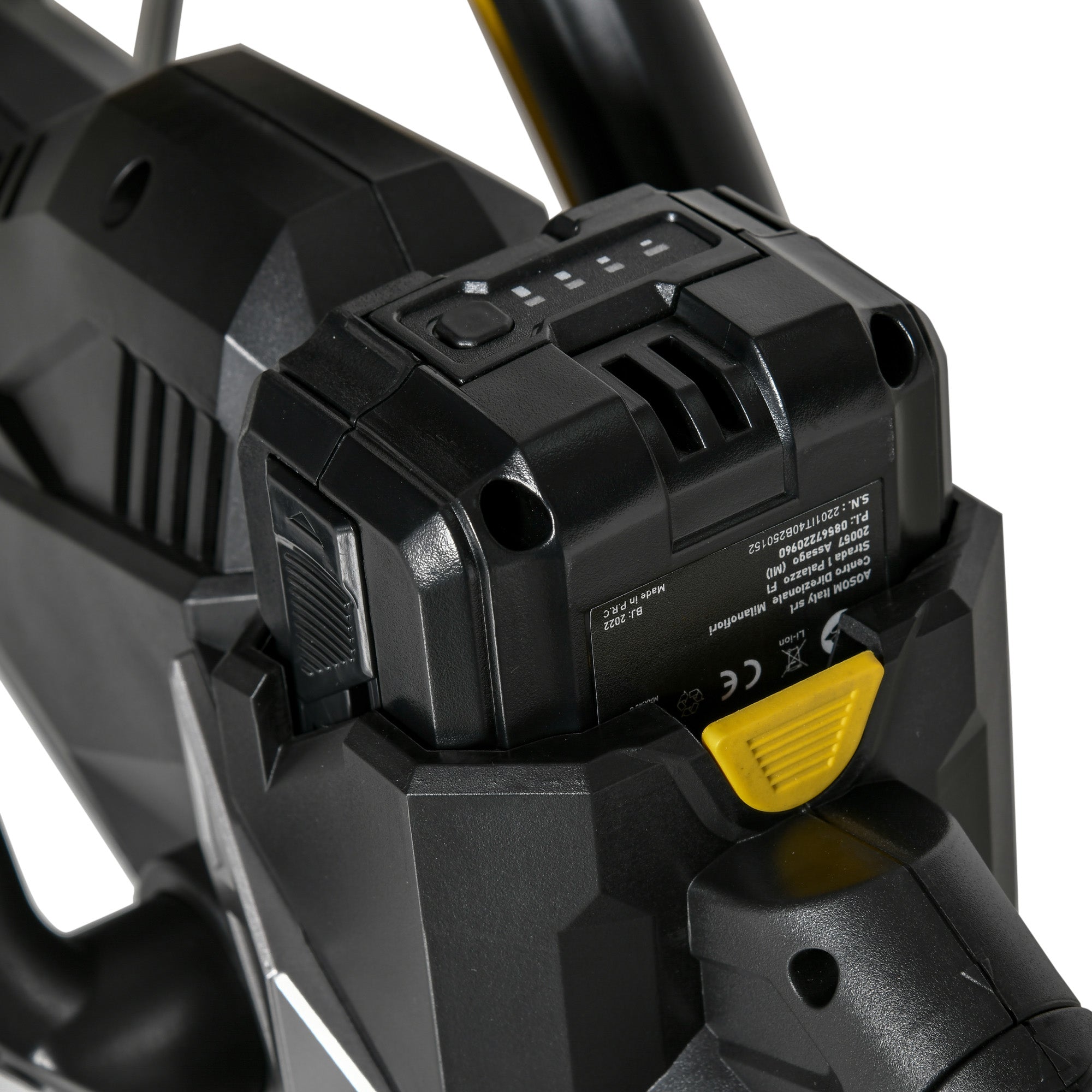 Battery-Powered Electric Hedge Trimmer with 180° Adjustable Ergonomic Handle and 52cm Blade