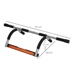 Door-Mounted Pull-Up Bar, Screw-Free Installation and Steel Tube Frame, Max. Weight: 110 kg