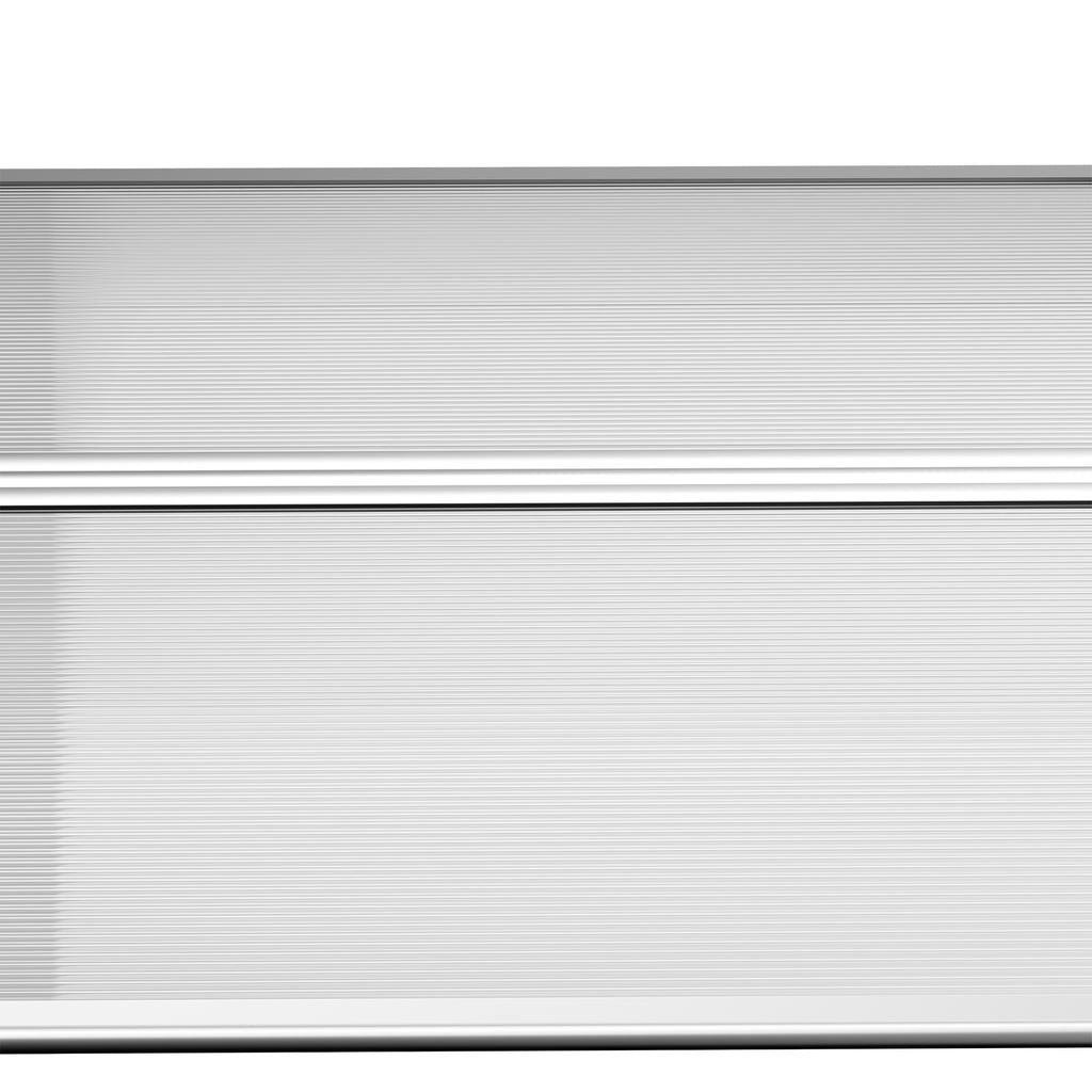 Outdoor Canopy for Windows and Doors in Polycarbonate and Aluminum, 200x100x26cm, Transparent
