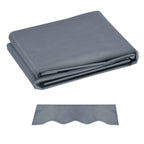 Outsunny Replacement Awning Cover 3x2.5m Retractable Sun Shade Canopy in Anti-UV 50+ Polyester, Garden, Grey