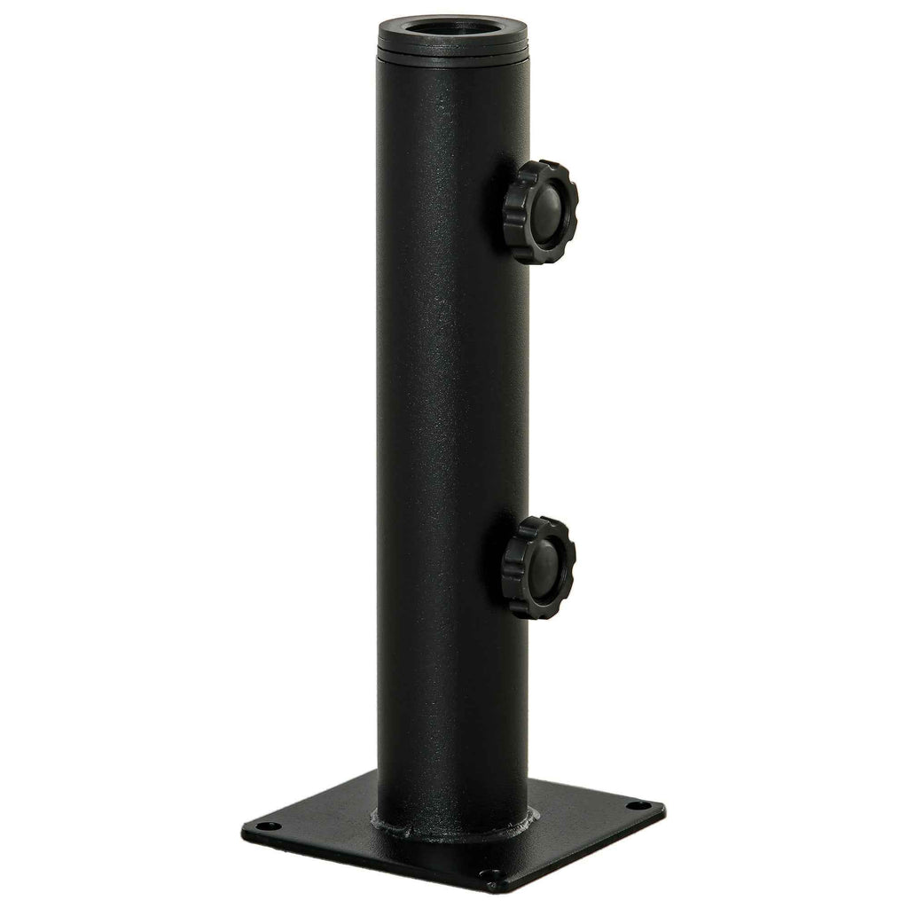 Outsunny Patio Umbrella Stand, Umbrella Base for Patio, Deck, Garden and Yard, Black