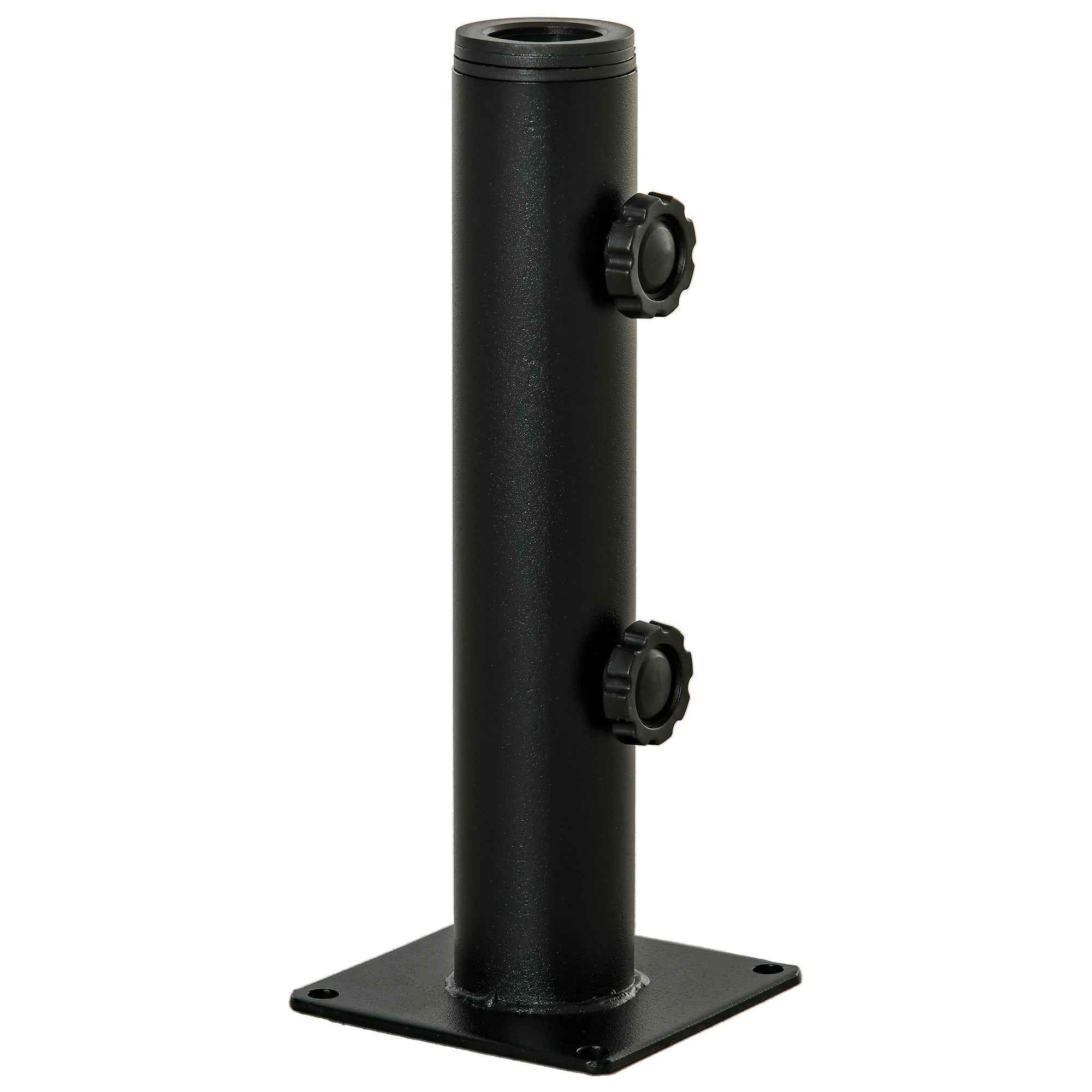 Outsunny Patio Umbrella Stand, Umbrella Base for Patio, Deck, Garden and Yard, Black