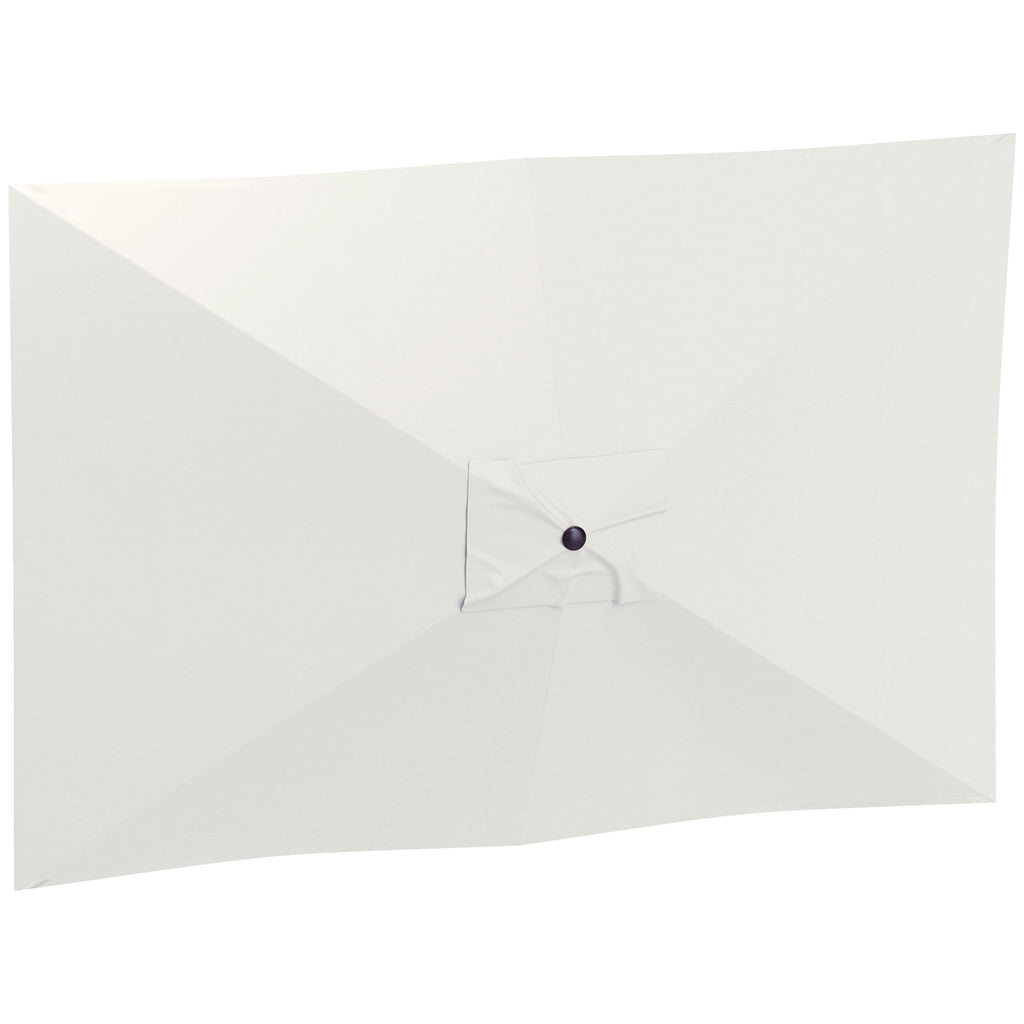 Replacement Cover for Rectangular Umbrella 3x2 m with 6 Ribs, Anti-UV 50+ Polyester, Beige
