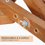 3-Level Adjustable Folding Portable Wooden Hanging Hammock Stand, 388x120x89cm