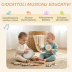 Kids Musical Instruments, Montessori Wooden Percussion Set