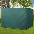 Garden Swing Cover Waterproof Anti-UV Anti-Mold with PE Fixing 215x155x150cm Green