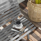 Outsunny 2-Seater Garden Bench with Aluminum Slats, 123x67x79 cm, Gray