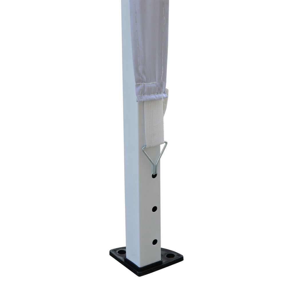 Outsunny Folding Gazebo with Ropes and Garden Pegs