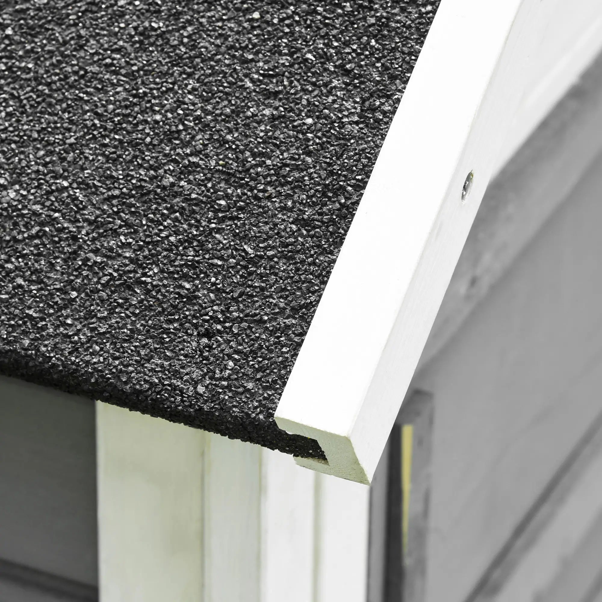 Wooden Rabbit Hutch with Open Area and Ramp, Rabbit Cage with Removable Bottom and Doors, 140x65x120 cm, Grey - Borge' Group Limited