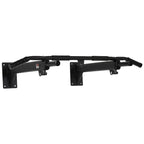 HOMCOM 2 in 1 Wall Pull-Up Bar with 3 Different Handles, Steel, 93.5x65x17 cm, Black - Borgè