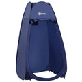 Waterproof Pop Up Shower Curtain in Polyester and Plastic, 100x100x185 cm, Navy Blue