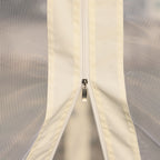 3x3m Garden Gazebo with Mosquito Net, Steel Frame and Double Canopy, White