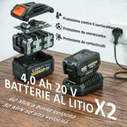 Outsunny 20V Cordless Leaf Blower, 900W Brushless Motor, 3 Speed Levels, Turbo Boost, Battery Charger