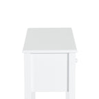 Modern MDF Entrance Console Table with 3 Drawers, 100x32x85 cm, White