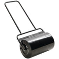 Outsunny 32x50cm Waterproof Black Metal Garden Roller with a 38 Litre Reservoir (Water or Sand)