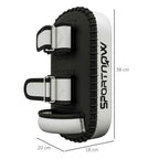 SPORTNOW Padded Boxing and Muay Thai Arm Pad, in PU and EPE, 38x20x18 cm, Black