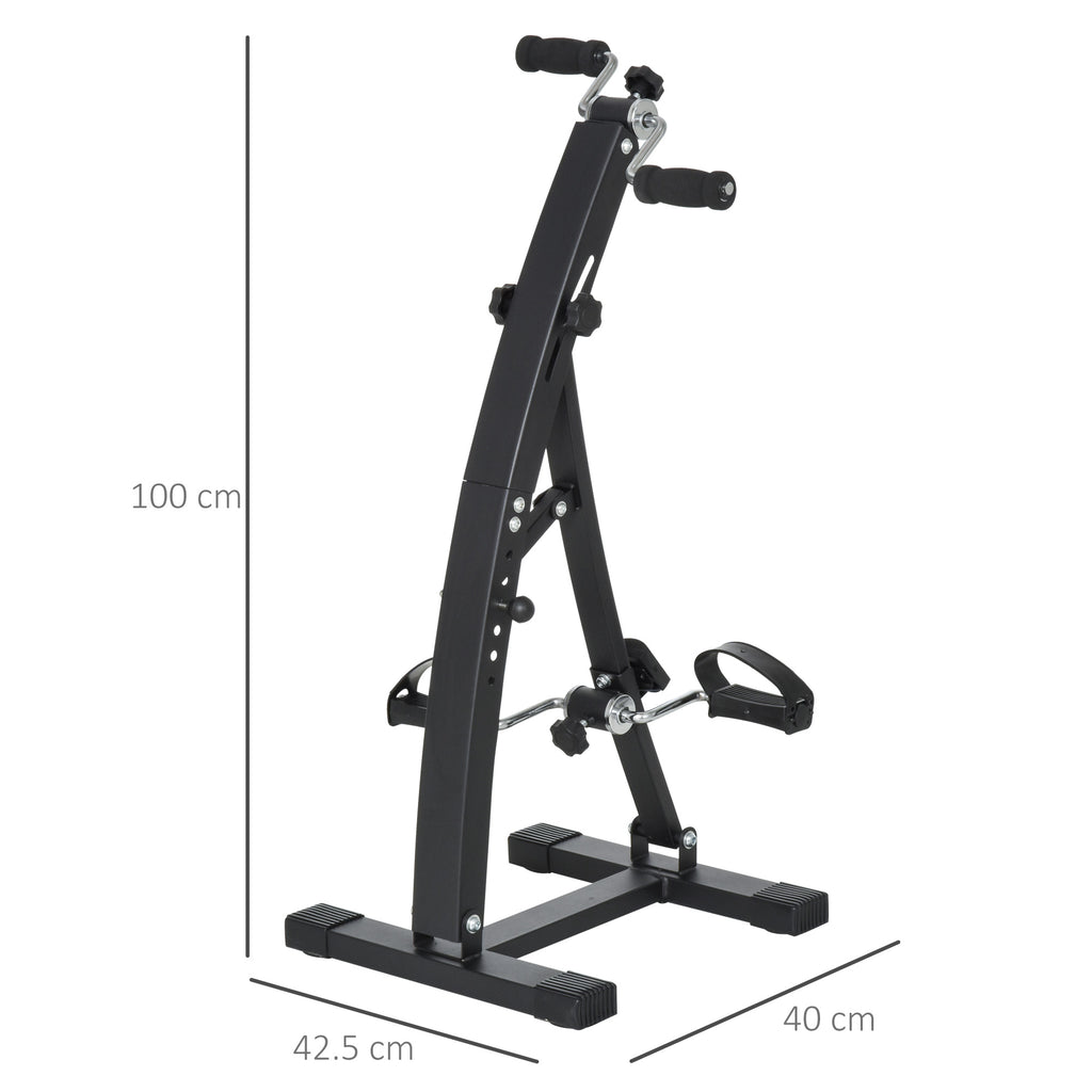 Sofa or Armchair Foot Pedal with LED Screen, Adjustable Height and Intensity, Black, 40x42.5x100cm