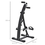 Sofa or Armchair Foot Pedal with LED Screen, Adjustable Height and Intensity, Black, 40x42.5x100cm
