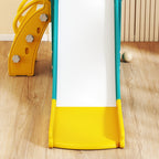 5-in-1 Kids Slide Set with Basketball Hoop, Ladder, and Toy Telescope, Ages 1-3 Years, Yellow