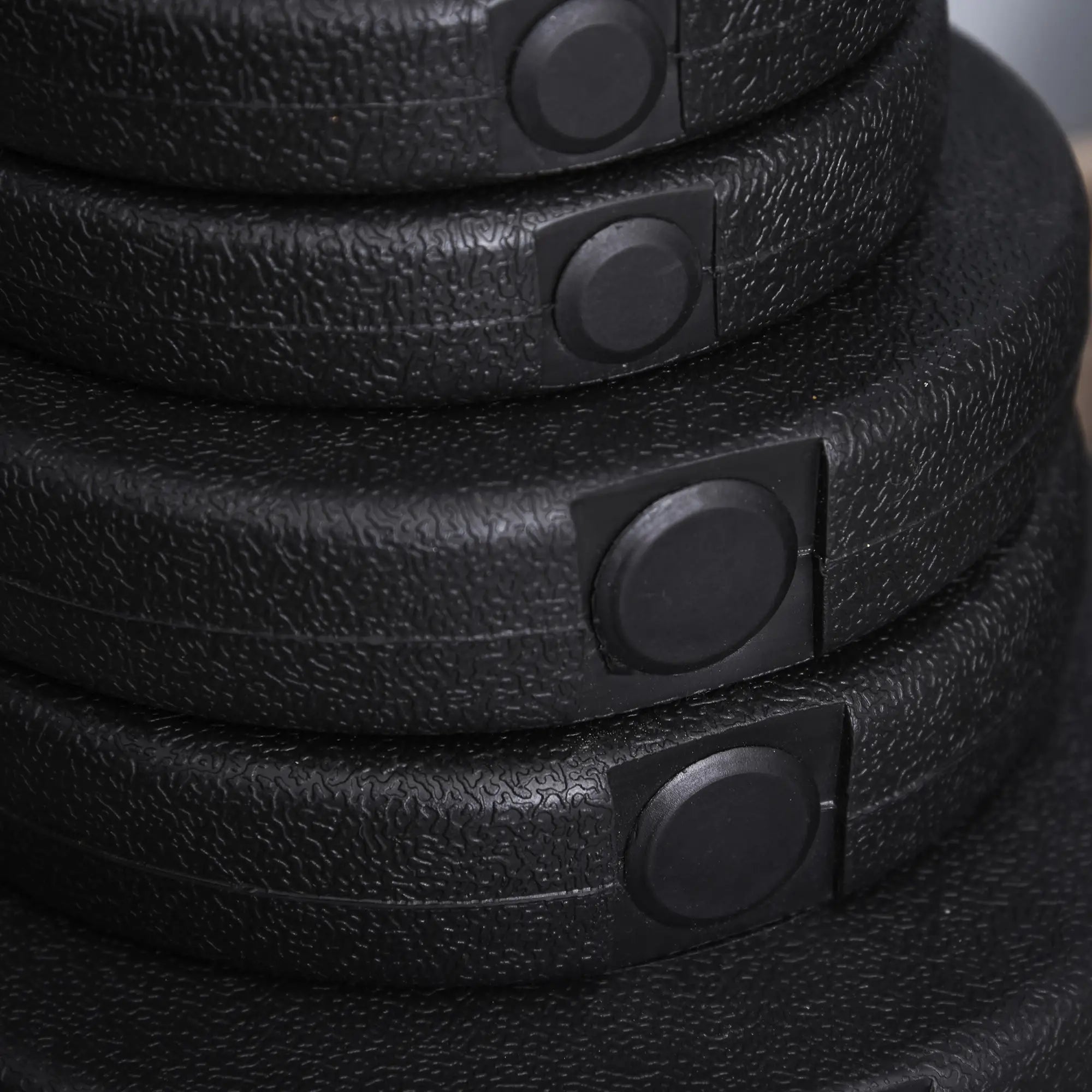 40kg Gym Dumbbell Set (4x5kg, 4x2.5kg, 4x1.5kg), Gym Weights with 12 Discs of 1.5kg, 2.5kg, 5kg, Փ25mm, for Home Training - Borge' Group Limited