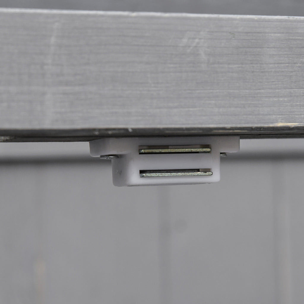 Outsunny garden wardrobe with 2 fir wood shelves with opening roof, 74x43x88 cm, dark gray - Borgè