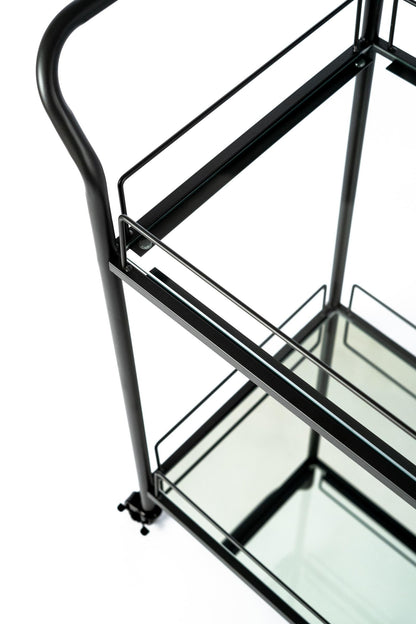 Pagno | Kitchen / Living Room Glass Trolley for Drinks - Borgè